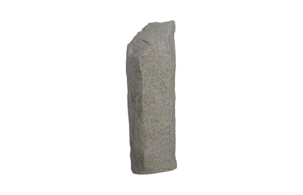 Phillips Collection Cast Resin Splinter Stone Floor Sculpture Weathered Gray Entryway Vertical Accent 32 L x 22 W x 105 H ID114660
