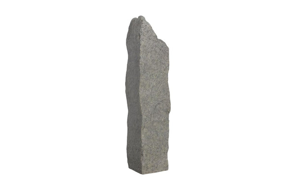Phillips Collection Cast Resin Splinter Stone Floor Sculpture Weathered Gray Entryway Vertical Accent 26 L x 26 W x 102 H ID114662