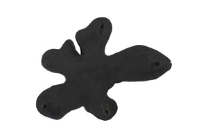 Phillips Collection Freeform Teak Wall Slice – Handcrafted Reclaimed Wood Art for Unique Home Decor & Gallery Walls MD, Black ID114684
