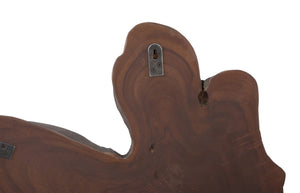 Phillips Collection Freeform Teak Wall Slice - Rustic Dark Gray Organic Decor for Modern Home Focal Points & Style ID114686