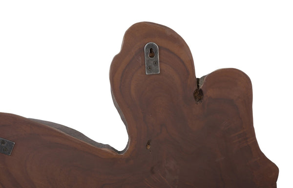 Phillips Collection Freeform Teak Wall Slice - Rustic Dark Gray Organic Decor for Modern Home Focal Points & Style ID114686