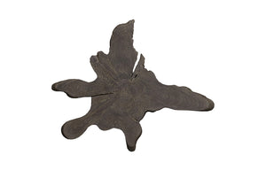 Phillips Collection Freeform Teak Wall Slice - Large Dark Gray Accent For Cozy, Inviting Spaces With Natural Beauty Gray Wood ,Teak Id114686