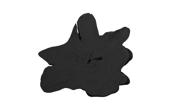 Phillips Collection Freeform Teak Wall Slice Art - Unique Natural Wood Decor For Statement & Gallery Walls, Handmade Black Wood ,Teak Id114687