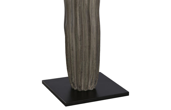 Phillips Collection Cast Cactus Sculpture - Striking Gray Resin Accent for Living Rooms, Offices, and Retail Displays ID114689