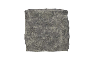 Phillips Collection Cast Stone Pedestal Sculpture - Stunning Faux Splinter Stone For Elegant Indoor & Outdoor Decor Gray Resin Id114692