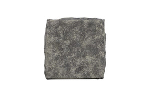 Phillips Collection Cast Stone Pedestal Sculpture - Stunning Faux Splinter Stone For Elegant Indoor & Outdoor Decor Gray Resin Id114693