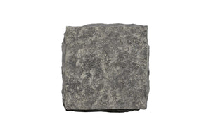 Phillips Collection Cast Stone Pedestal Sculpture - Stunning Faux Splinter Stone For Elegant Indoor & Outdoor Decor Gray Resin Id114694