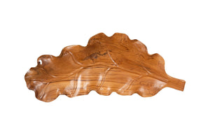 Phillips Collection Leaf Bowl - Handcrafted Artisan Piece Celebrating Nature’S Beauty With Rustic Warmth And Charm Brown Wood Id115633