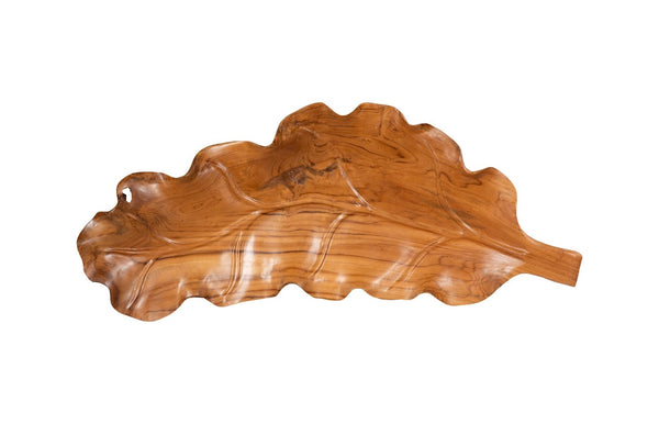 Phillips Collection Leaf Bowl - Handcrafted Artisan Piece Celebrating Nature’S Beauty With Rustic Warmth And Charm Brown Wood Id115633