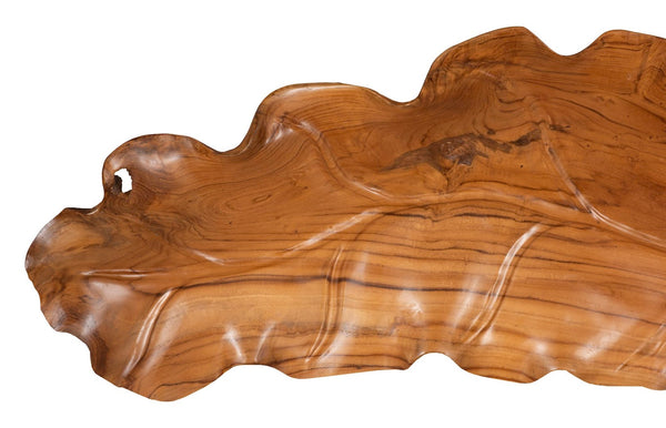 Phillips Collection Leaf Bowl - Handcrafted Artisan Piece Celebrating Nature’S Beauty With Rustic Warmth And Charm Brown Wood Id115633