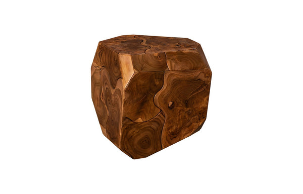 Phillips Collection Prism Coffee Table - Sculptural Solid Teak Design with Natural Finish for Modern Living Spaces ID115915