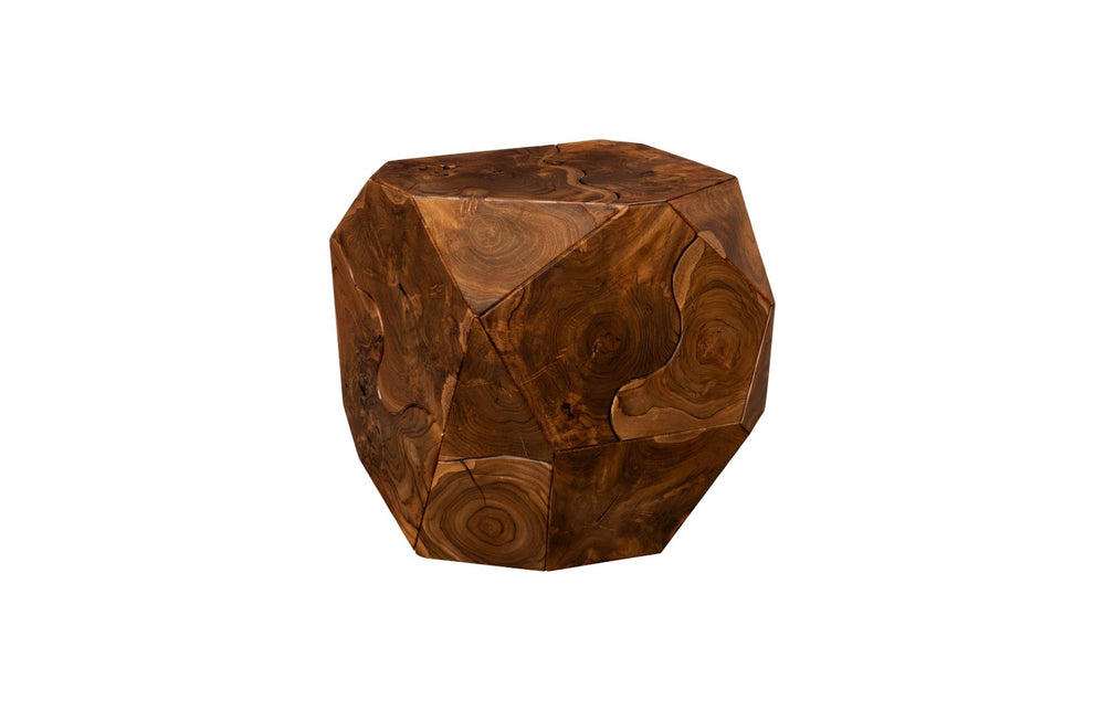 Phillips Collection Prism Coffee Table - Sculptural Solid Teak Design with Natural Finish for Modern Living Spaces ID115915