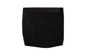 Phillips Collection Prism Coffee Table - Bold Geometric Design, Solid Teak Wood in Matte Black Finish for Modern Spaces ID115916
