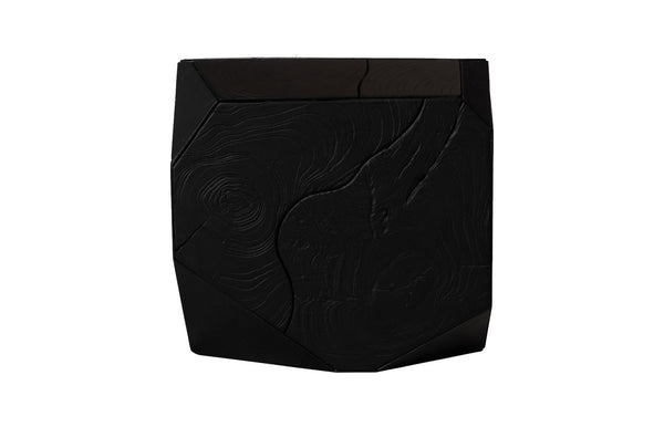Phillips Collection Prism Coffee Table - Bold Geometric Design, Solid Teak Wood in Matte Black Finish for Modern Spaces ID115916