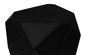 Phillips Collection Prism Coffee Table - Bold Geometric Design, Solid Teak Wood in Matte Black Finish for Modern Spaces ID115916