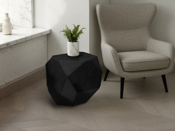 Phillips Collection Prism Coffee Table - Bold Geometric Design, Solid Teak Wood in Matte Black Finish for Modern Spaces ID115916