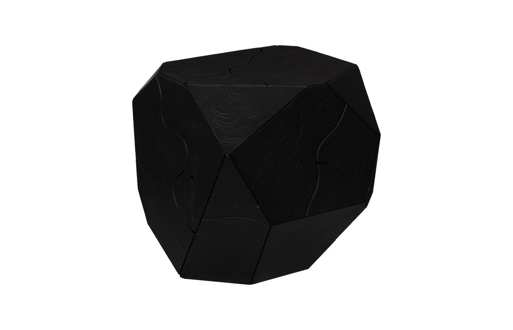 Phillips Collection Prism Coffee Table - Bold Geometric Design, Solid Teak Wood in Matte Black Finish for Modern Spaces ID115916