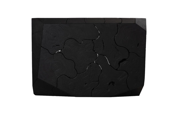 Phillips Collection Prism Coffee Table - Sleek Black Teak Design with Geometric Style for Modern Living Spaces & Decor ID115918