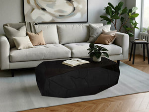 Phillips Collection Prism Coffee Table - Sleek Black Teak Design with Geometric Style for Modern Living Spaces & Decor ID115918