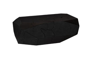 Phillips Collection Prism Coffee Table - Sleek Black Teak Design with Geometric Style for Modern Living Spaces & Decor ID115918