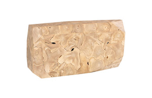 Phillips Collection Prism Console Table: Artfully Crafted Teak Wood Design For Modern And Industrial Interiors Beige Wood Id116305