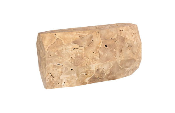 Phillips Collection Prism Console Table: Artfully Crafted Teak Wood Design For Modern And Industrial Interiors Beige Wood Id116305