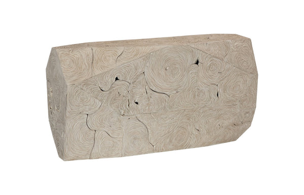 Phillips Collection Prism Console Table: Artfully Crafted Teak Wood Design For Modern And Industrial Interiors Beige Wood Id116440