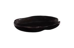 Phillips Collection Teak Wood Bowl - Exquisite Live Edge Design, Perfect For Elegant Tabletop Decor And Serving Black Wood ,Teak Id117212