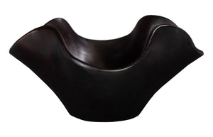 Phillips Collection Teak Wood Bowl - Exquisite Live Edge Design, Perfect For Elegant Tabletop Decor And Serving Black Wood ,Teak Id117505