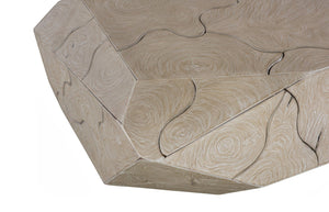 Phillips Collection Prism Coffee Table: Handcrafted Reclaimed Teak with Geometric Design for Modern Eco-Friendly Living Spaces ID119797