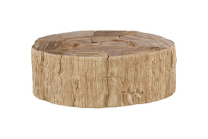 Phillips Collection Converge Petrified Coffee Table - Unique Cream Stone Design for Modern Living Room Elegance ID119992