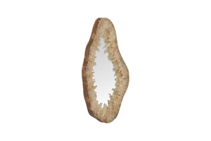 Phillips Collection Quartz Crystal Mirror - Handcrafted Beauty with Organic Texture for Stylish Home Decor and Ambiance ID119995