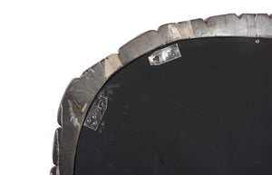 Phillips Collection Stacked Pebble Petrified Mirror - Unique Fossilized Wood Frame for Modern and Rustic Decor Spaces ID119998