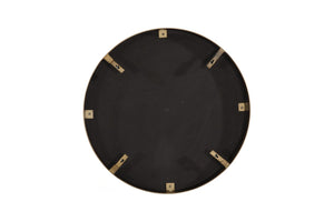 Phillips Collection Petrified River Mirror with Circular Design – Unique Organic Wall Decor for Modern Interiors Brass Frame, Small ID120000