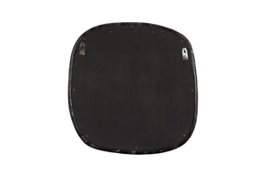 Phillips Collection Morphic Petrified Mirror – Sculptural Artistry and Craftsmanship for Stunning Contemporary Interiors Rounded, Black Frame ID120015