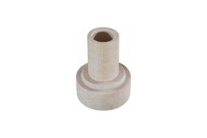 Phillips Collection Stone Vase - Sculptural Decorative Piece in Neutral Beige, Perfect for Modern or Rustic Interiors Cream, Small ID120017
