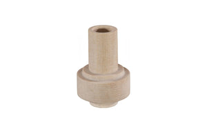 Phillips Collection Stone Vase - Sculptural Decorative Piece in Neutral Beige, Perfect for Modern or Rustic Interiors Cream, Small ID120017
