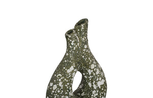 Phillips Collection Olive Oil Vase - Handcrafted Ceramic Statement Piece with Organic Curves for Modern Decor Elegance Large ID120022