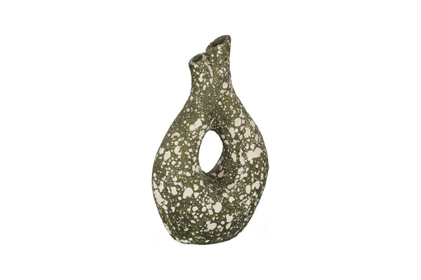 Phillips Collection Olive Oil Vase - Handcrafted Ceramic Statement Piece with Organic Curves for Modern Decor Elegance Large ID120022