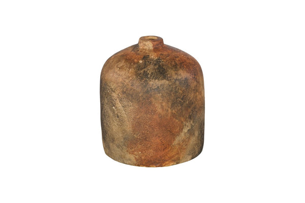 Phillips Collection Raw Umber Vase - Sculptural Ceramic Accent with Earthy Tones, Perfect for Dried Botanicals Display Stem ID120028