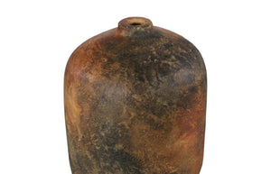 Phillips Collection Raw Umber Vase - Sculptural Ceramic Accent with Earthy Tones, Perfect for Dried Botanicals Display Stem ID120028