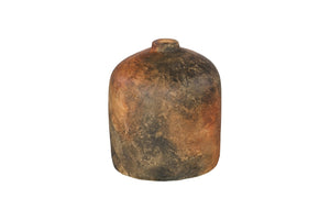 Phillips Collection Raw Umber Vase - Sculptural Ceramic Accent with Earthy Tones, Perfect for Dried Botanicals Display Stem ID120028