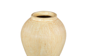 Phillips Collection Canary Wash Vase - Elegant Hand-Finished Ceramic Accent for Modern Home Decor and Stylish Displays Yellow, Globe ID120031
