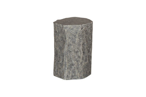 Phillips Collection Splinter Stone Pedestal - Authentic Natural Stone Look for Stylish Indoor and Outdoor Decor Resin, SM ID120047