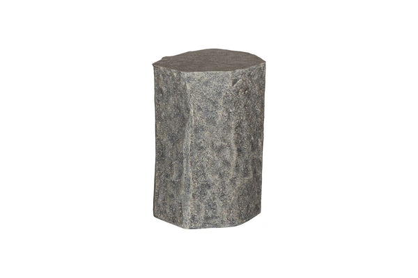 Phillips Collection Splinter Stone Pedestal - Authentic Natural Stone Look for Stylish Indoor and Outdoor Decor Resin, SM ID120047