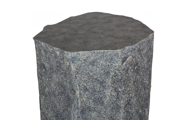 Phillips Collection Splinter Stone Pedestal - Authentic Natural Stone Look for Stylish Indoor and Outdoor Decor Resin, SM ID120047