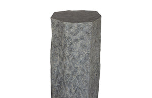 Phillips Collection Splinter Stone Pedestal - Authentic Natural Stone Look for Stylish Indoor and Outdoor Decor Resin, MD ID120048