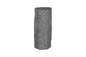 Phillips Collection Splinter Stone Pedestal - Authentic Natural Stone Look for Stylish Indoor and Outdoor Decor Resin, MD ID120048