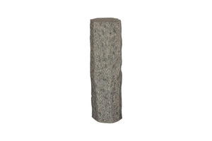 Phillips Collection Splinter Stone Pedestal - Authentic Natural Stone Look for Stylish Indoor and Outdoor Decor Resin, LG ID120057