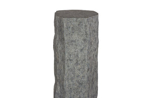 Phillips Collection Splinter Stone Pedestal - Authentic Natural Stone Look for Stylish Indoor and Outdoor Decor Resin, LG ID120057